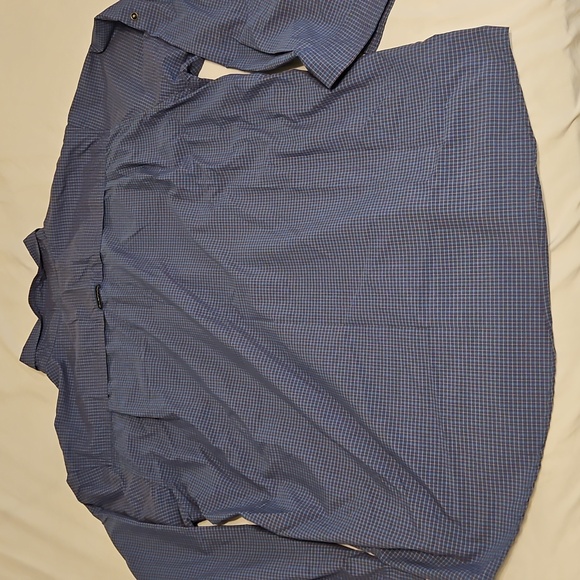 Exofficio Men's Navy Plaid Button Down Shirt XXL - Picture 4 of 7